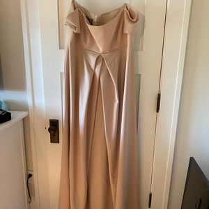 Amsale maternity bridesmaid dress